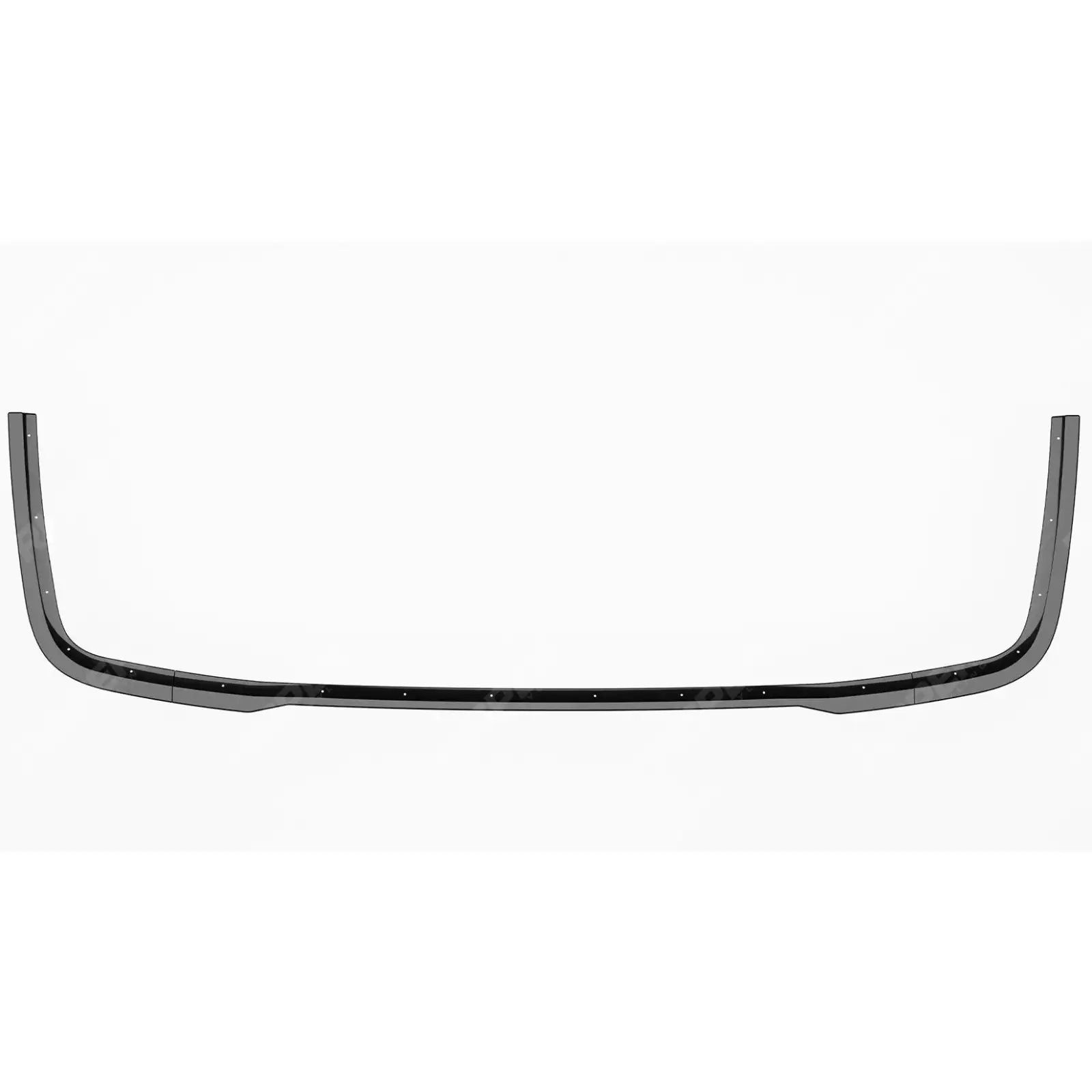 Rear Bumper Splitter In Gloss Black For Volkswagen Transporter T7 2025+