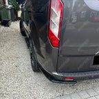 Rear Bumper Splitters In Gloss Black For Ford Transit Custom 2012-2023