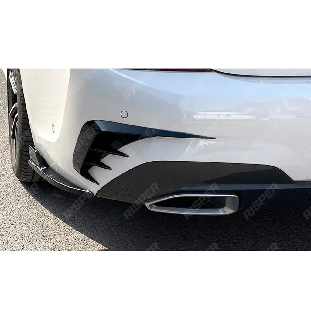 REAR BUMPER SPORT VENTS IN GLOSS BLACK For BMW 3 SERIES G20 M SPORT PRE LCI 2019-2022 -