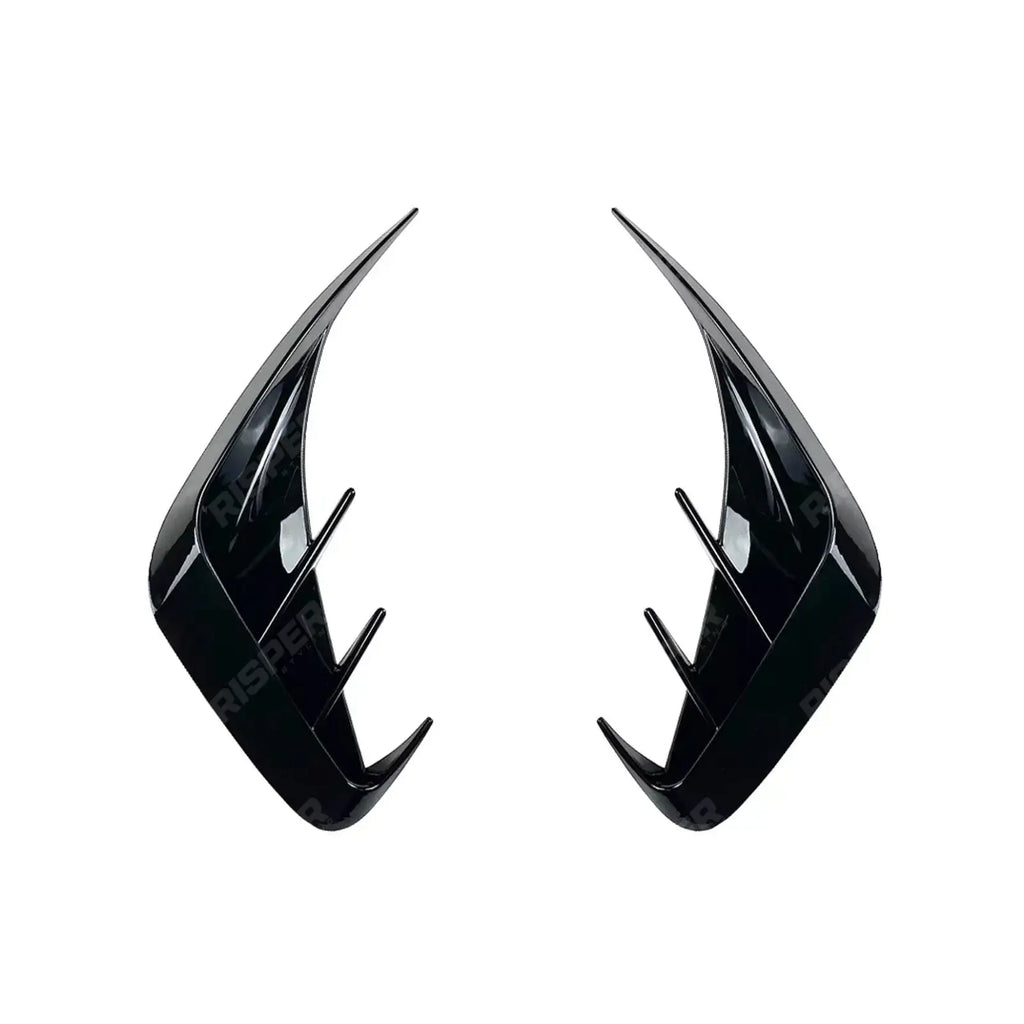 REAR BUMPER SPORT VENTS IN GLOSS BLACK For BMW 3 SERIES G20 M SPORT PRE LCI 2019-2022 -