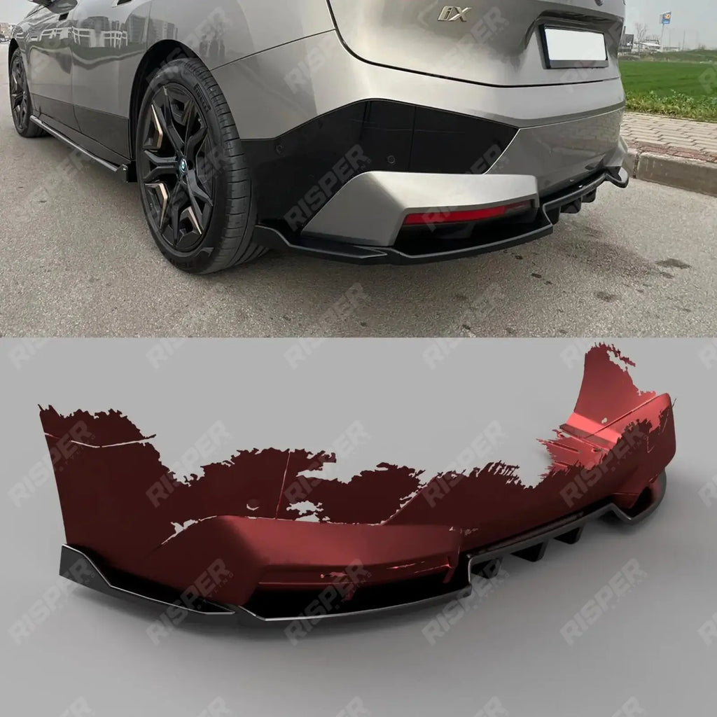 Rear Center Splitter (2PCS) For Bmw IX M Sport I20 2021+