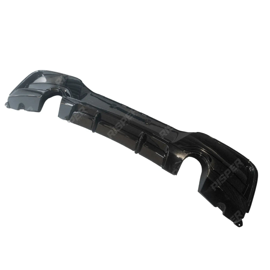Rear Diffuser 0__0 In Gloss Black For Bmw 1 Series F20 M Sport Pre Lci 2012-2015
