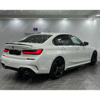 Rear Diffuser Dual Exit Gloss Black For BMW G20 G21 2018-2021 - M Sport