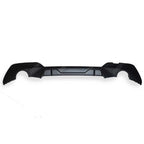 Rear Diffuser Dual Exit Matte Black For BMW G20 G21 2018-2021 - M Sport