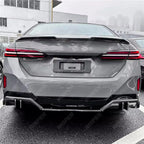 Rear Diffuser In Carbon Look For Bmw 5 Series G60 2024 On - M Sport