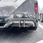 Rear Diffuser In Carbon Look For Bmw 5 Series G60 2024 On - M Sport