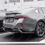 Rear Diffuser In Carbon Look For Bmw 5 Series G60 2024 On - M Sport