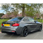 Rear Diffuser In Gloss Black 0___ For Bmw 2 Series F22 M Sport 2014-2021