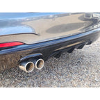 Rear Diffuser In Gloss Black 00___ For Bmw 2 Series F22 M Sport 2014-2021