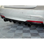 Rear Diffuser In Gloss Black For Bmw F30 F35 M Sport Single Tip Twin Exit