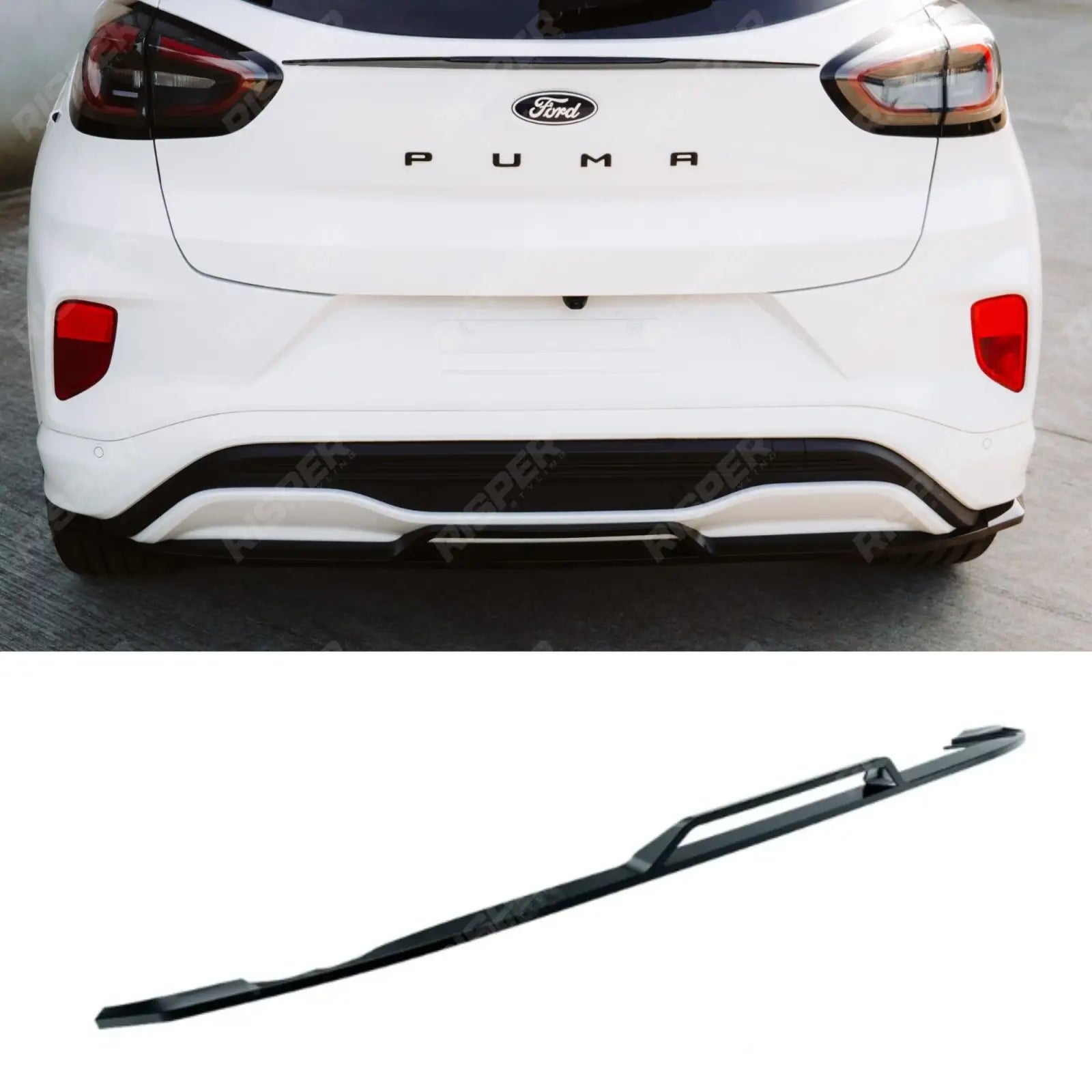 Rear Diffuser In Gloss Black For Ford Puma ST Line & ST Line X 2024+