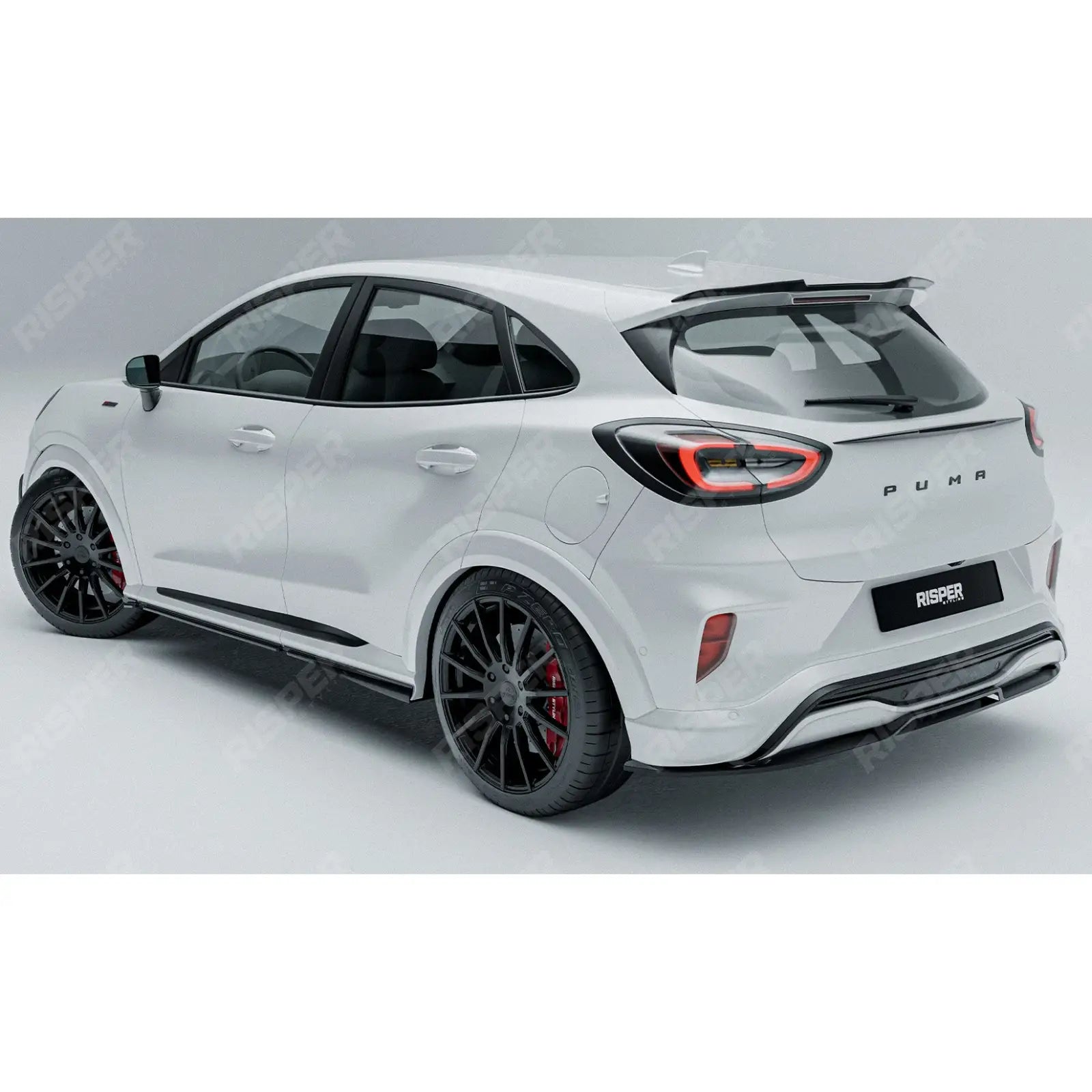 Rear Diffuser In Gloss Black For Ford Puma ST Line & ST Line X 2024+