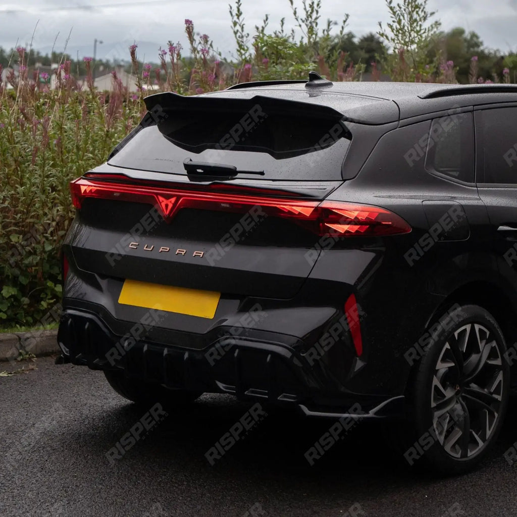 Rear Diffuser & Rear Side Splitters In Gloss Black Cupra Terramar MK1 2025 On