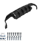 Rear Diffuser Valance In Gloss Black For A3 S LINE 8Y 2020 2024 Audi S3 8Y 2020-2024