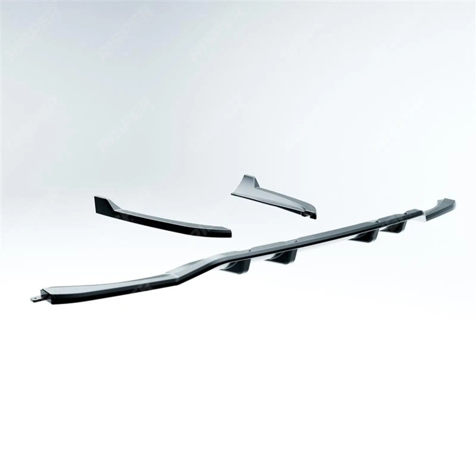 REAR DIFFUSER WITH CORNER SPLITTERS For MERCEDES C CLASS W205 AMG LINE 2019-2021