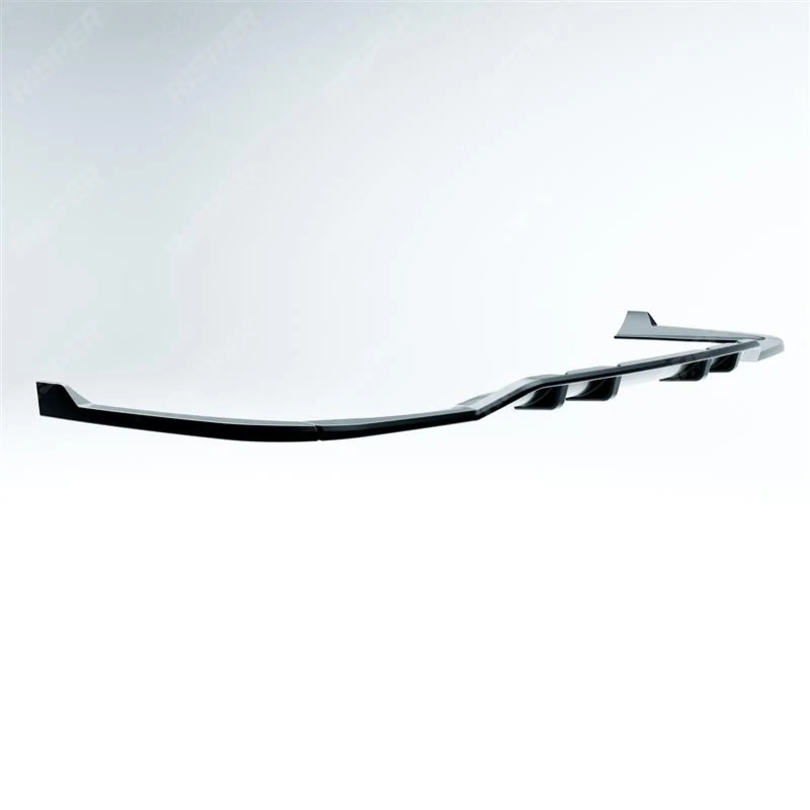 REAR DIFFUSER WITH CORNER SPLITTERS For MERCEDES C CLASS W205 AMG LINE 2019-2021
