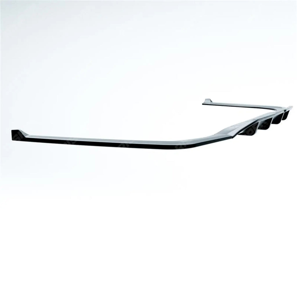REAR DIFFUSER WITH CORNER SPLITTERS GLOSS BLACK For MERCEDES C CLASS W206 AMG LINE 2022+