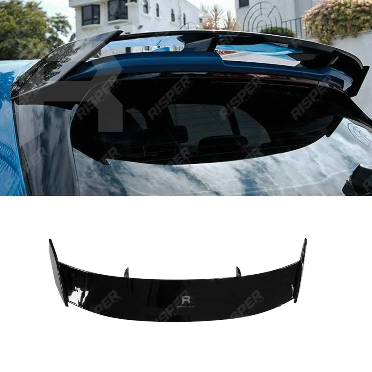 Rear Roof Spoiler In Gloss Black For BMW 1 Series F40 M Sport 2018-2024