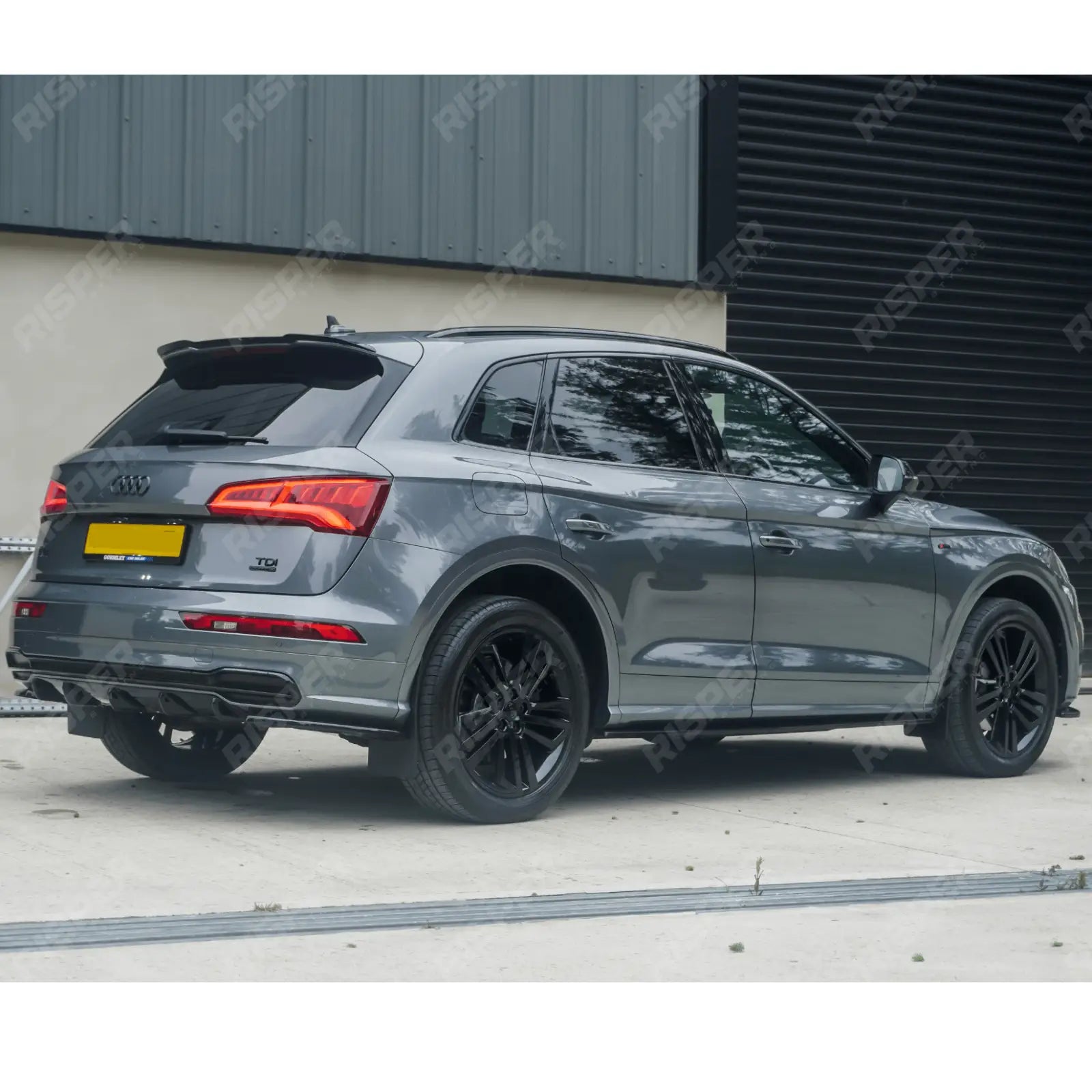Rear Side Splitters For Audi Q5 S Line MK2 2017 2020  Audi SQ5 MK2 2017-2020