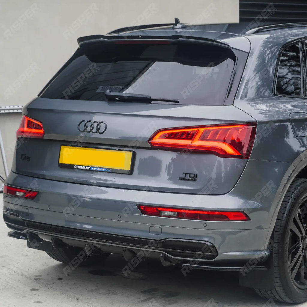 Rear Side Splitters For Audi Q5 S Line MK2 2017 2020  Audi SQ5 MK2 2017-2020