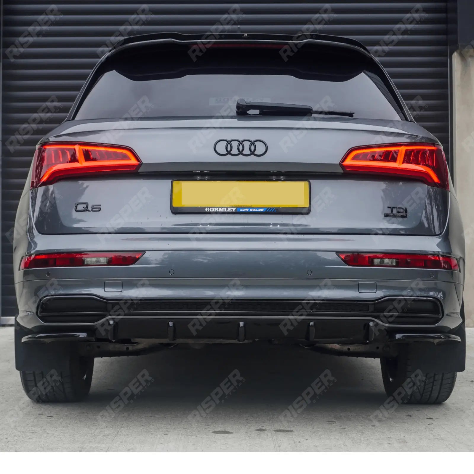 Rear Side Splitters For Audi Q5 S Line MK2 2017 2020  Audi SQ5 MK2 2017-2020