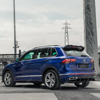 Rear Side Splitters In Gloss Black For Vw Tiguan R-Line 2020-2024