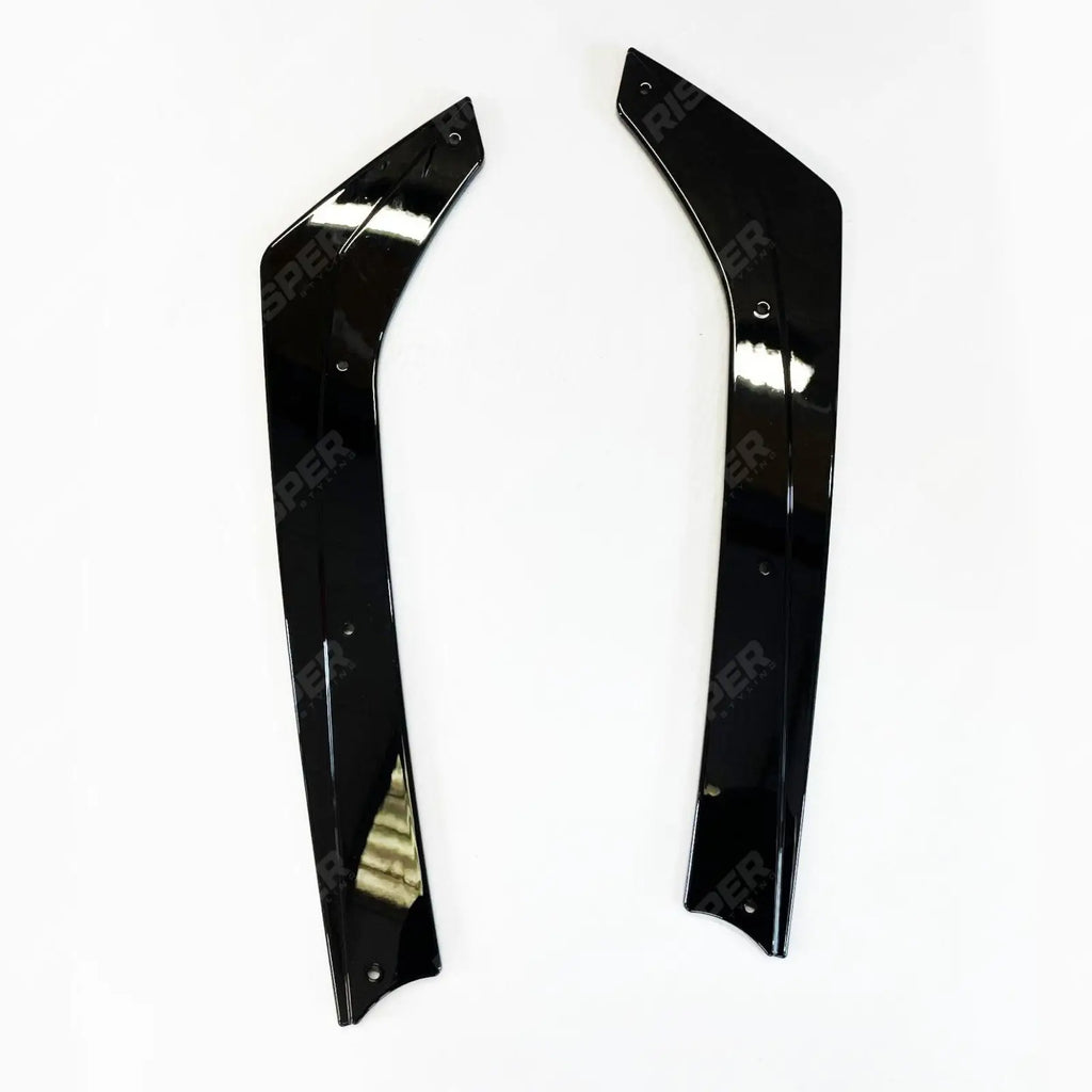 Rear Spats Extensions For M Sport Bumper In Gloss Black For BMW 3 Series G20 G28 2018+