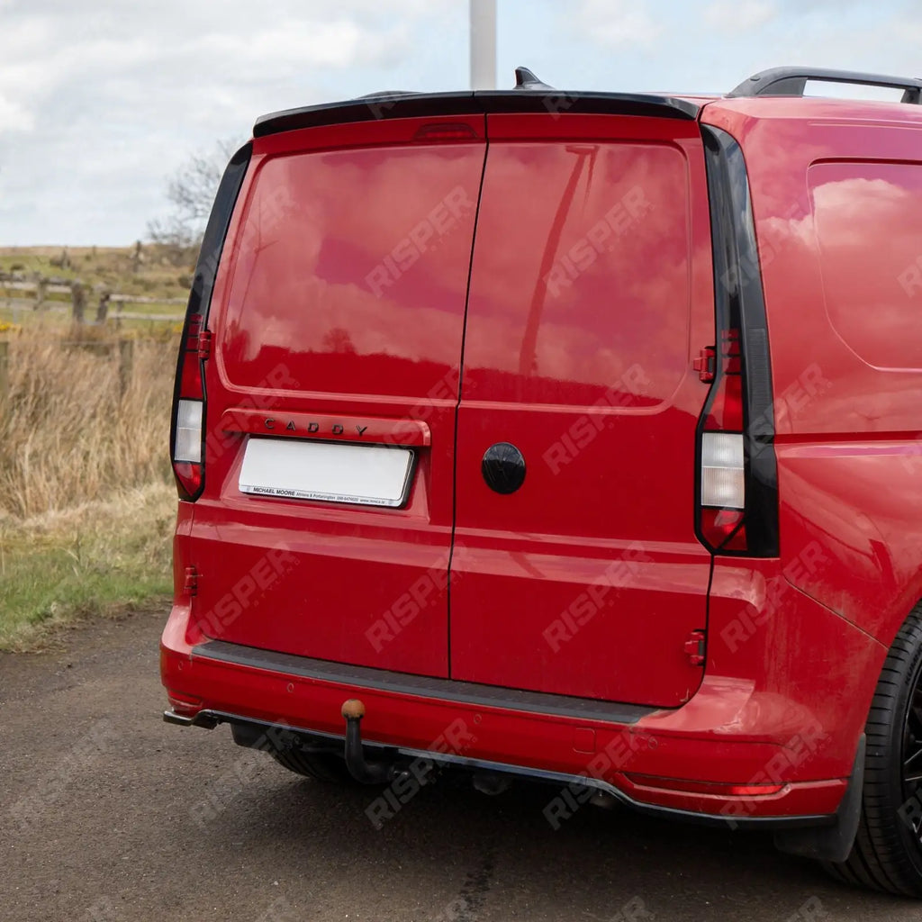 Rear Spoiler Barn Door in Gloss Black For Volkswagen Caddy MK5 2021+