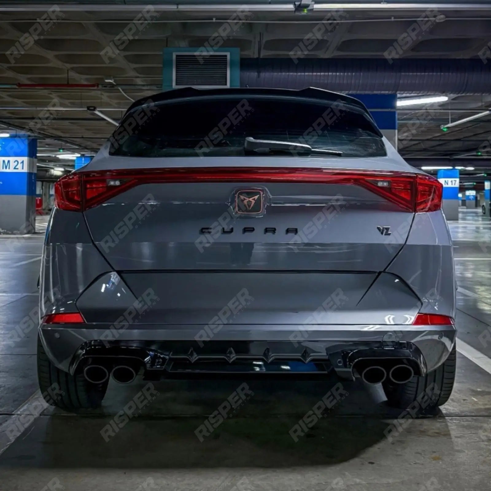 Rear Spoiler Cap In Gloss Black For Cupra Formentor 2020 On