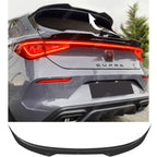 Rear Spoiler Cap In Gloss Black For Cupra Leon 2020 On