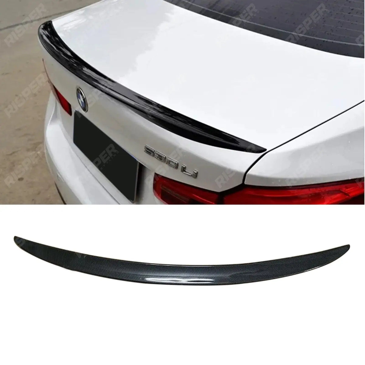 Rear Spoiler Carbon Look For BMW 5 Series G30 G38