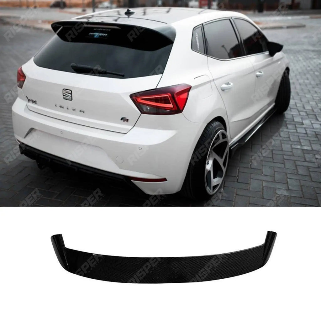 Rear Spoiler 'Cupra Look' In Gloss Black For Seat Ibiza 5dr Mk5 6f 2017-2022