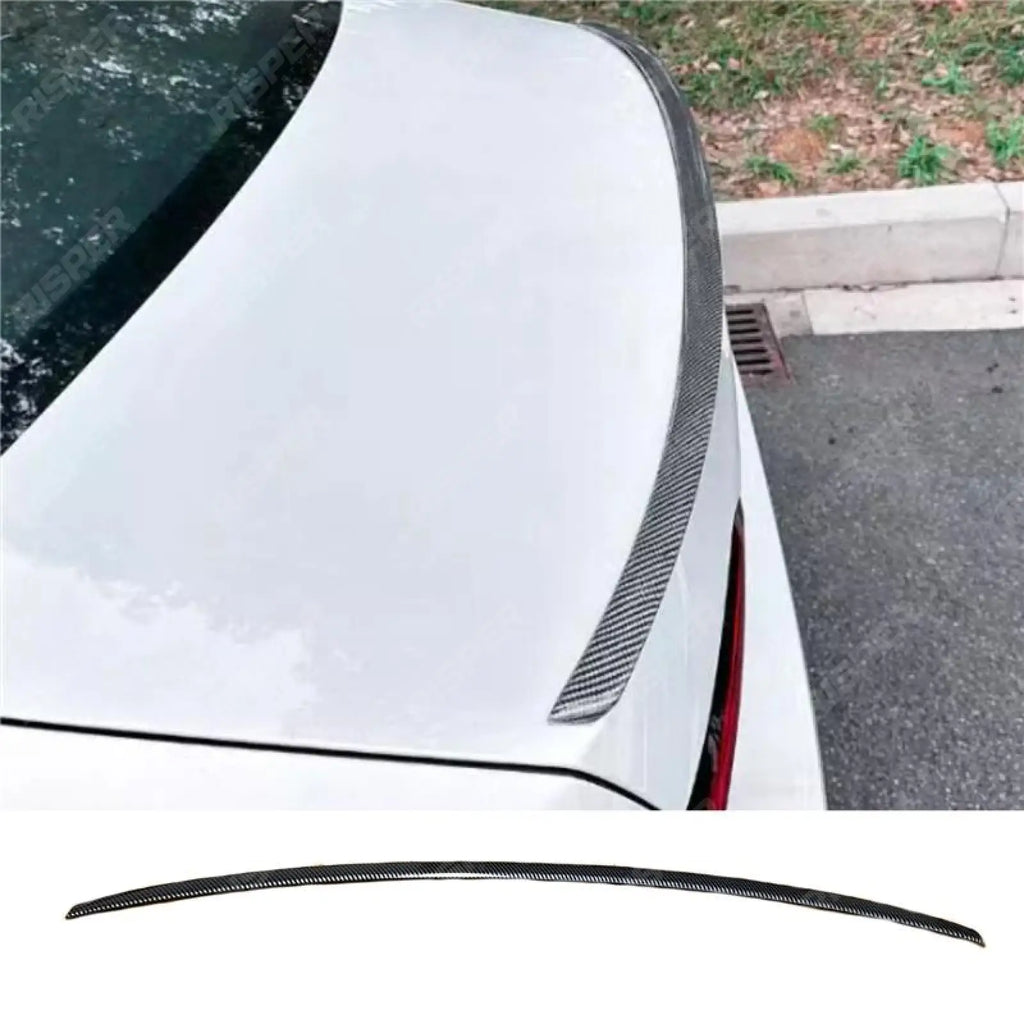 Rear Spoiler In Carbon Look For Bmw 5 Series G60 2024 On - M Sport