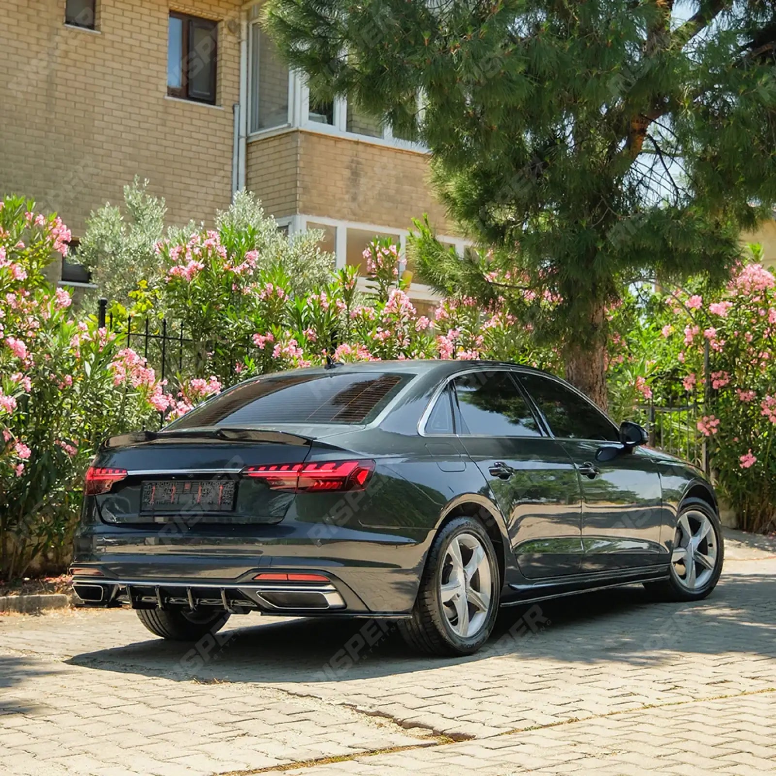 Rear Spoiler In Gloss Black For Audi A4 B9 Facelift 2019-2024