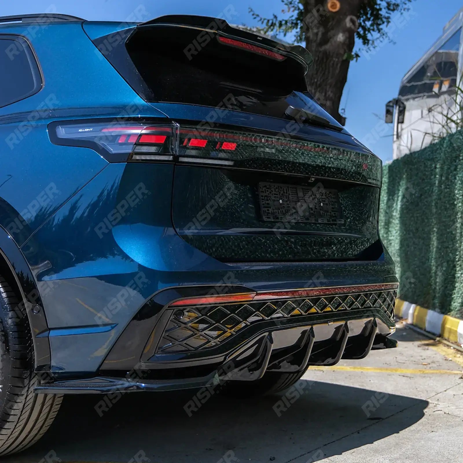 Rear Spoiler In Gloss Black For VW Tiguan R-Line MK3 2024 On