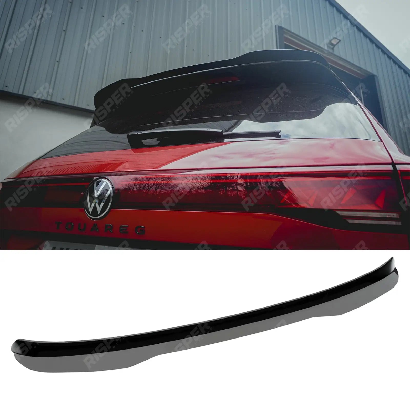 Rear Spoiler In Gloss Black For VW Touareg MK3 R-Line 2018+