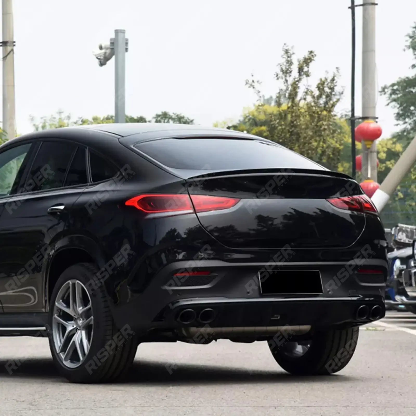 Rear Spoiler Lip In Gloss Black For Mercedes GLE Coupe C167 2020+