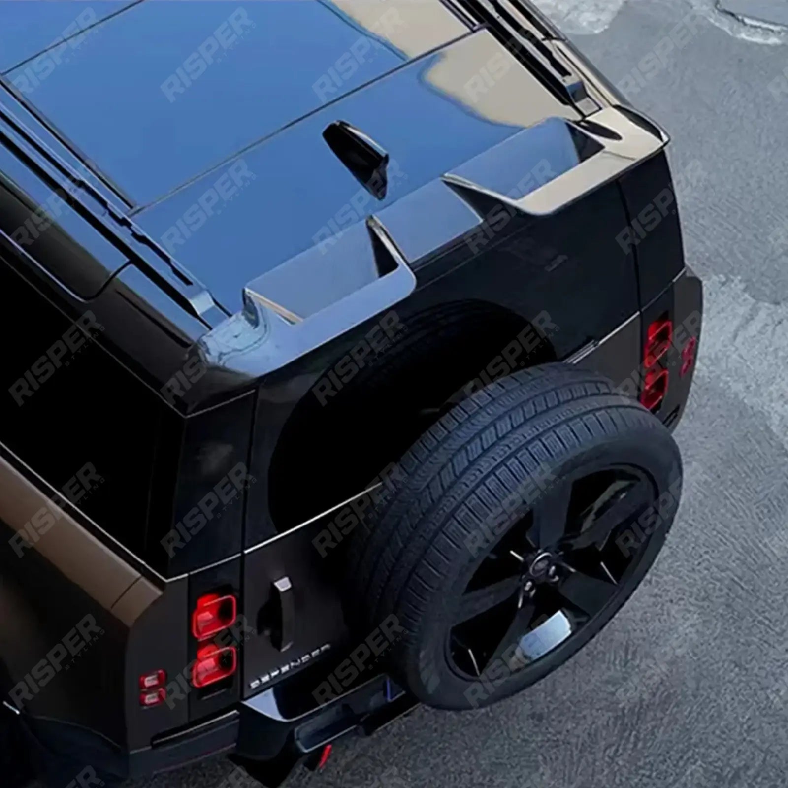 Rear Spoiler V.3 - Gloss Black For Landrover Defender L663 2020 ON