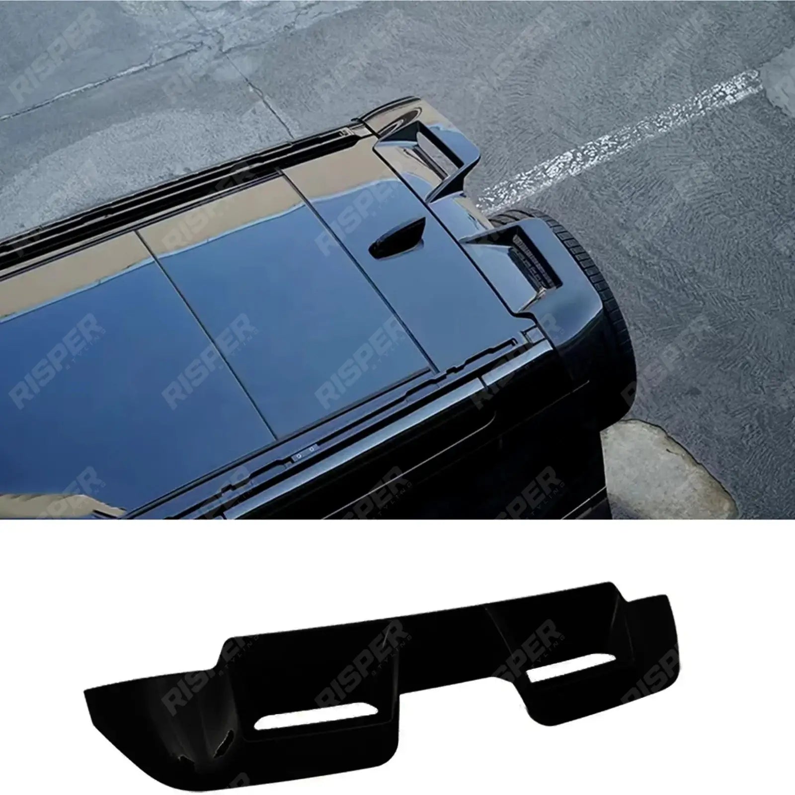 Rear Spoiler V.3 - Gloss Black For Landrover Defender L663 2020 ON -
