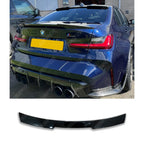 Rear Upper Window Spoiler In Gloss Black For BMW 3 Series G20 M3 G80 2018+