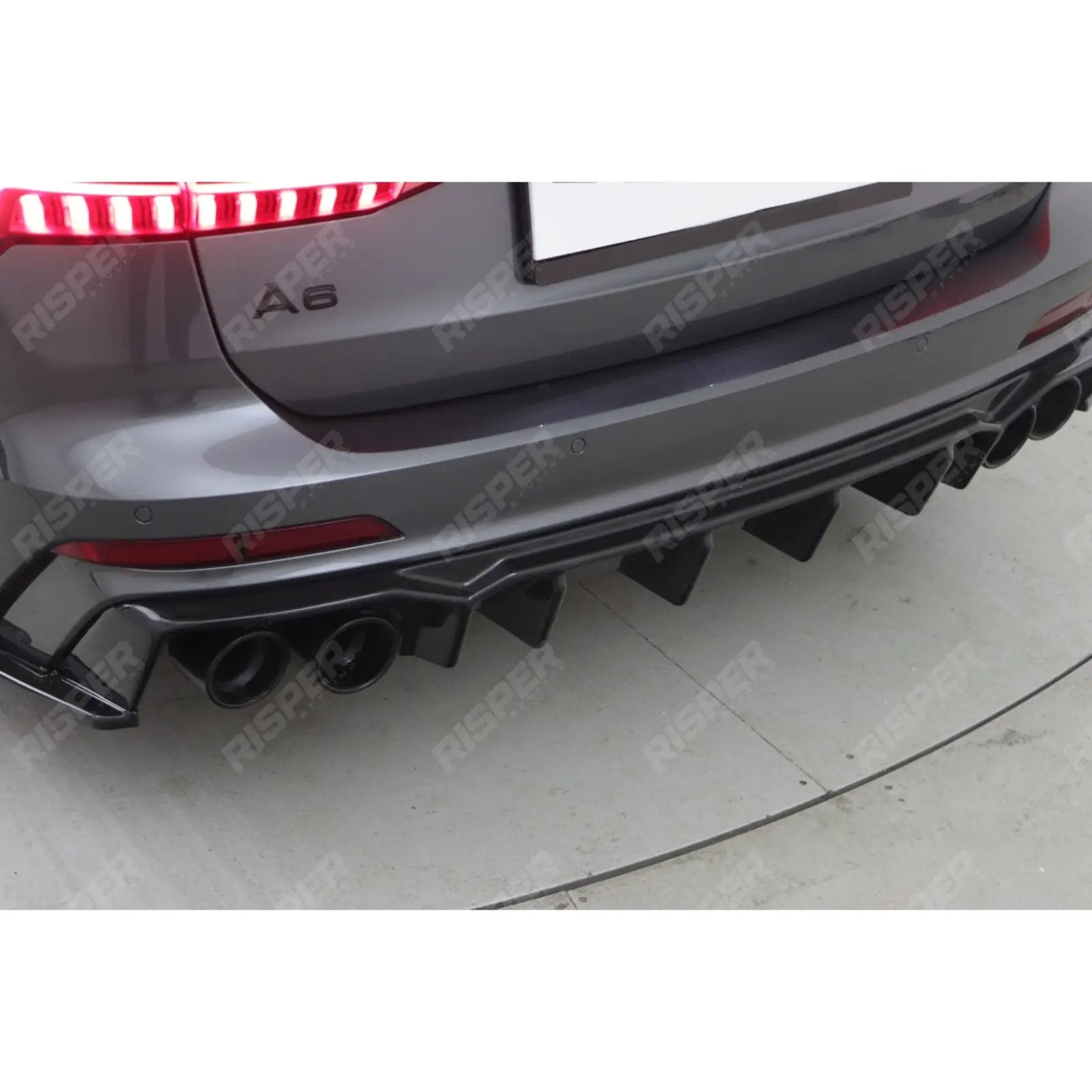 Rear Valance For Audi S6 C8 (Sedan-Avant) 2019+ / Audi A6 C8 S-Line (Sedan-Avant) 2018+