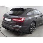 Rear Valance For Audi S6 C8 (Sedan-Avant) 2019+ / Audi A6 C8 S-Line (Sedan-Avant) 2018+