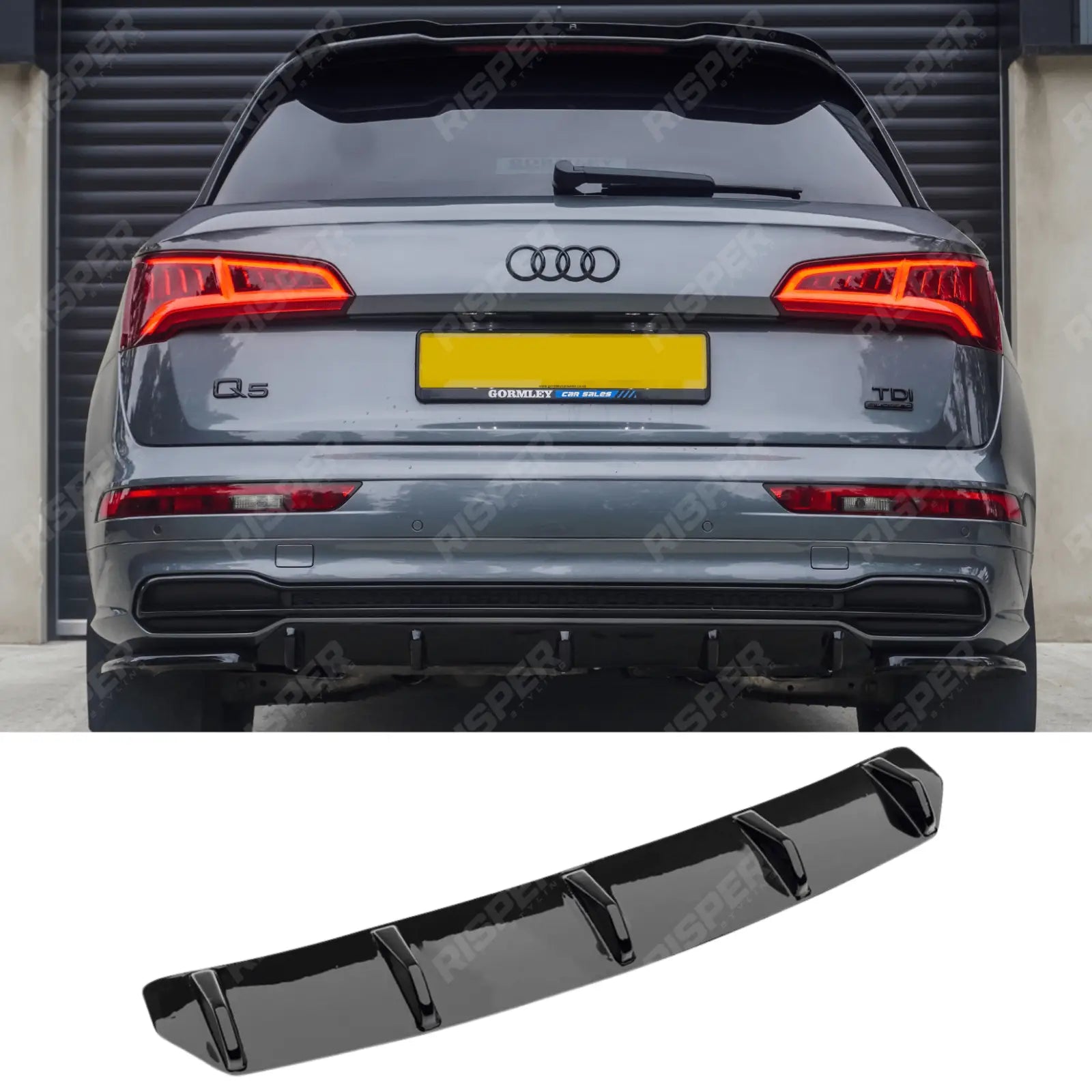 Rear Valance For Audi SQ5 MK2 2017-2020 - Rear Valance / Audi Q5 S-Line MK2 2017-2020