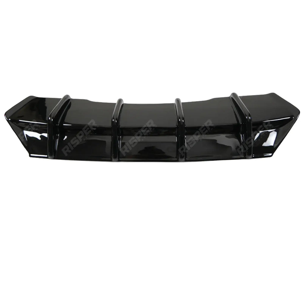 REAR VALANCE IN GLOSS BLACK For AUDI A4 B9 FACELIFT 2019-2024