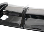 REAR VALANCE IN GLOSS BLACK For AUDI A4 B9 FACELIFT 2019-2024