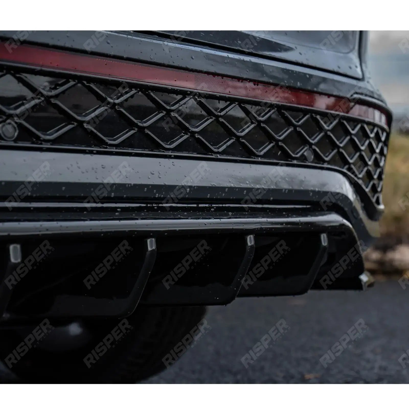 Rear Valance In Gloss Black For VW Tayron 2025 On