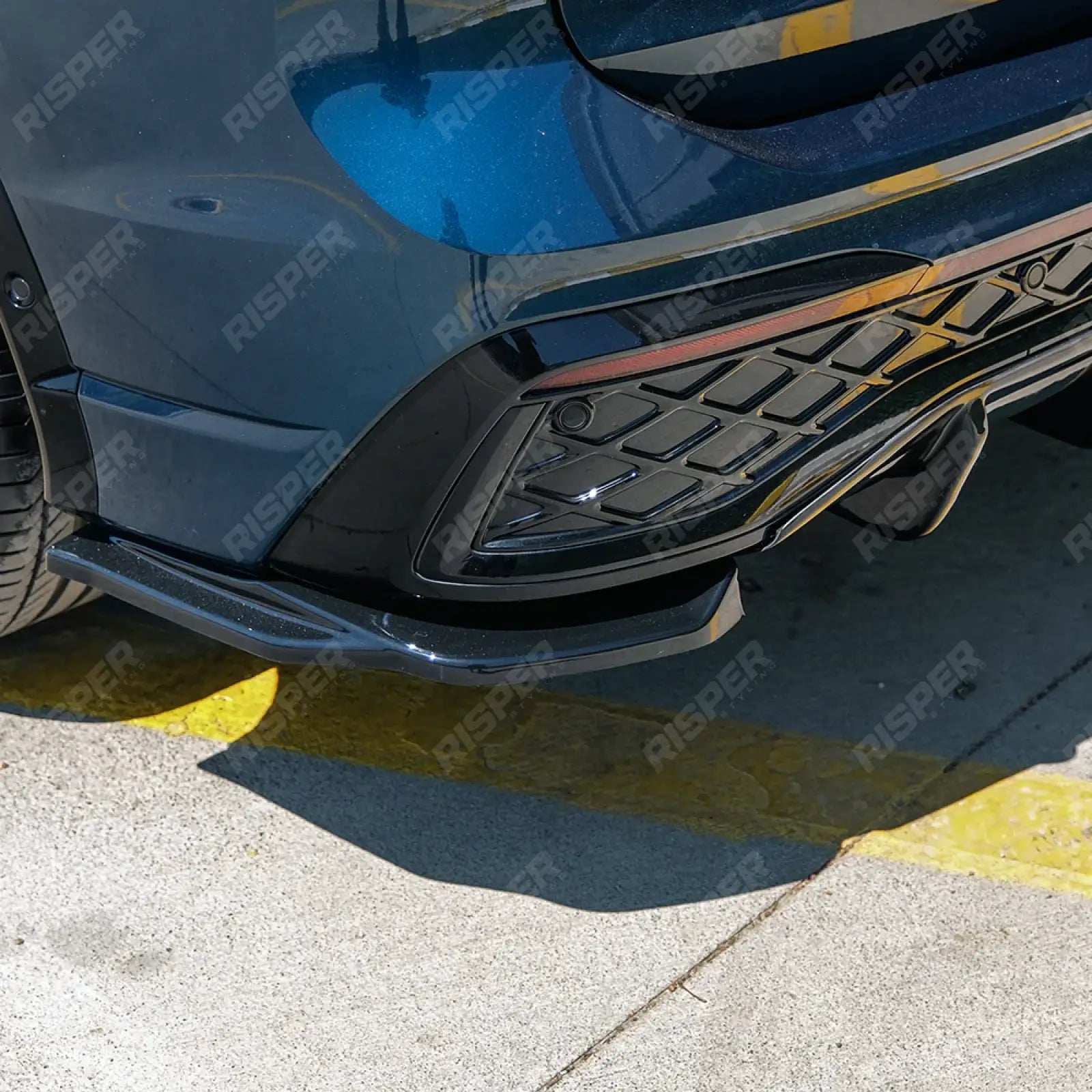 Rear Valance In Gloss Black For VW Tiguan R-Line MK3 2024 On