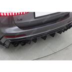 Rear Valance & Rear Side Splitters For Audi S6 C8 (Sedan-Avant) 2019+ - Audi A6 C8 S-Line (Sedan-Avant) 2019+