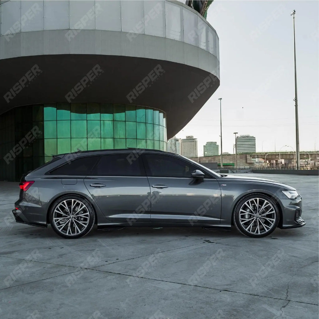 Rear Valance & Rear Side Splitters For Audi S6 C8 (Sedan-Avant) 2019+ - Audi A6 C8 S-Line (Sedan-Avant) 2019+
