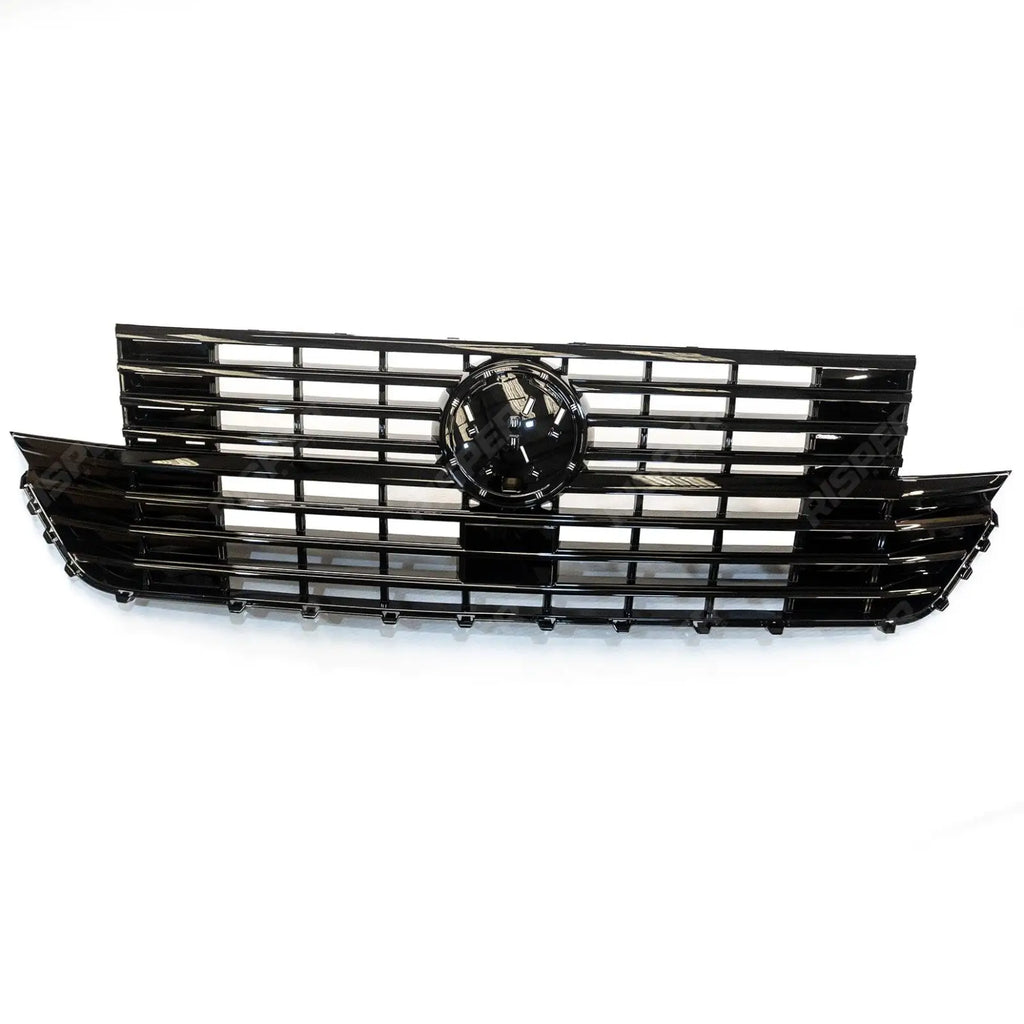Replacement Front Grill In Gloss Black For VW Transporter T6.1 2019-2024